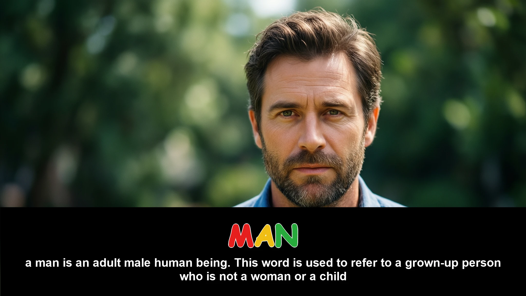 English Illustration for man